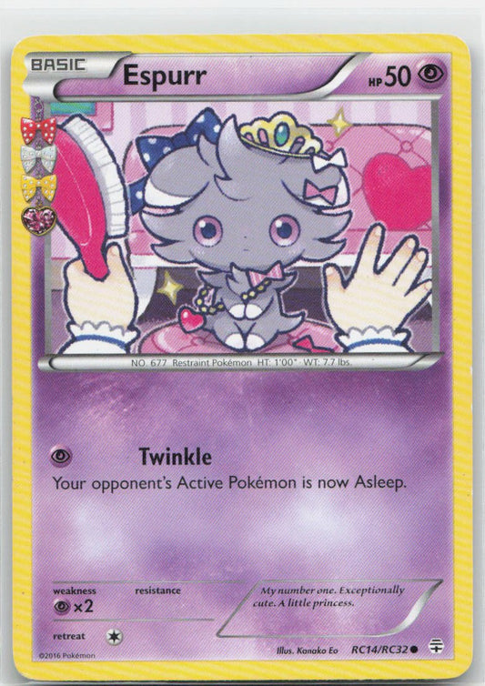 Espurr Common RC14/RC32 Generations: Radiant Collection NM