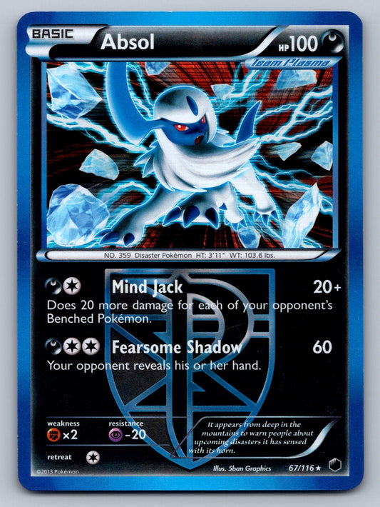 Absol (Team Plasma) 67/116 Darkness Plasma Freeze LP