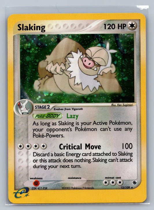 Slaking Holo Rare 12/109 Ruby and Sapphire NM