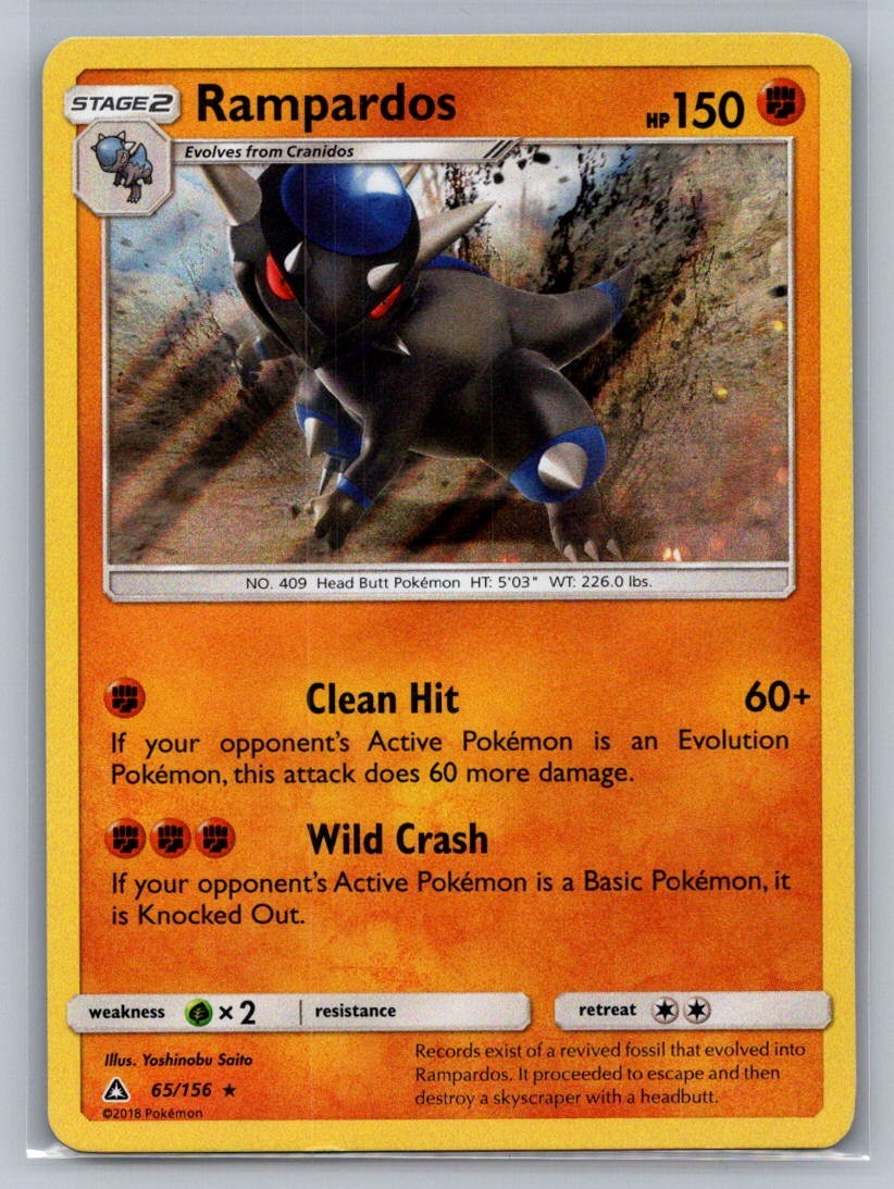 Rampardos Holo Holo Rare 65/156 SM - Ultra Prism LP