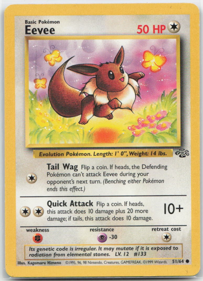 Eevee Unlimited Common 51/64 Jungle LP