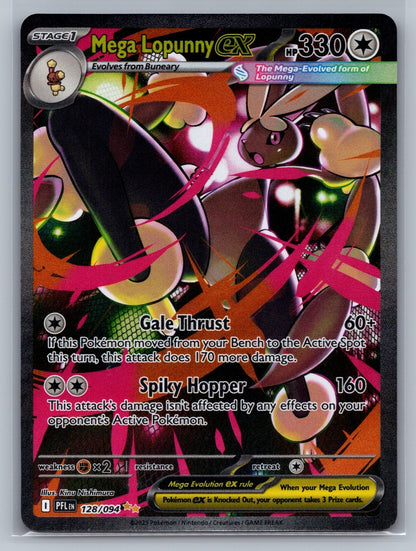 Mega Lopunny ex Holo Special Illustration Rare 128/094 Phantasmal Flames NM