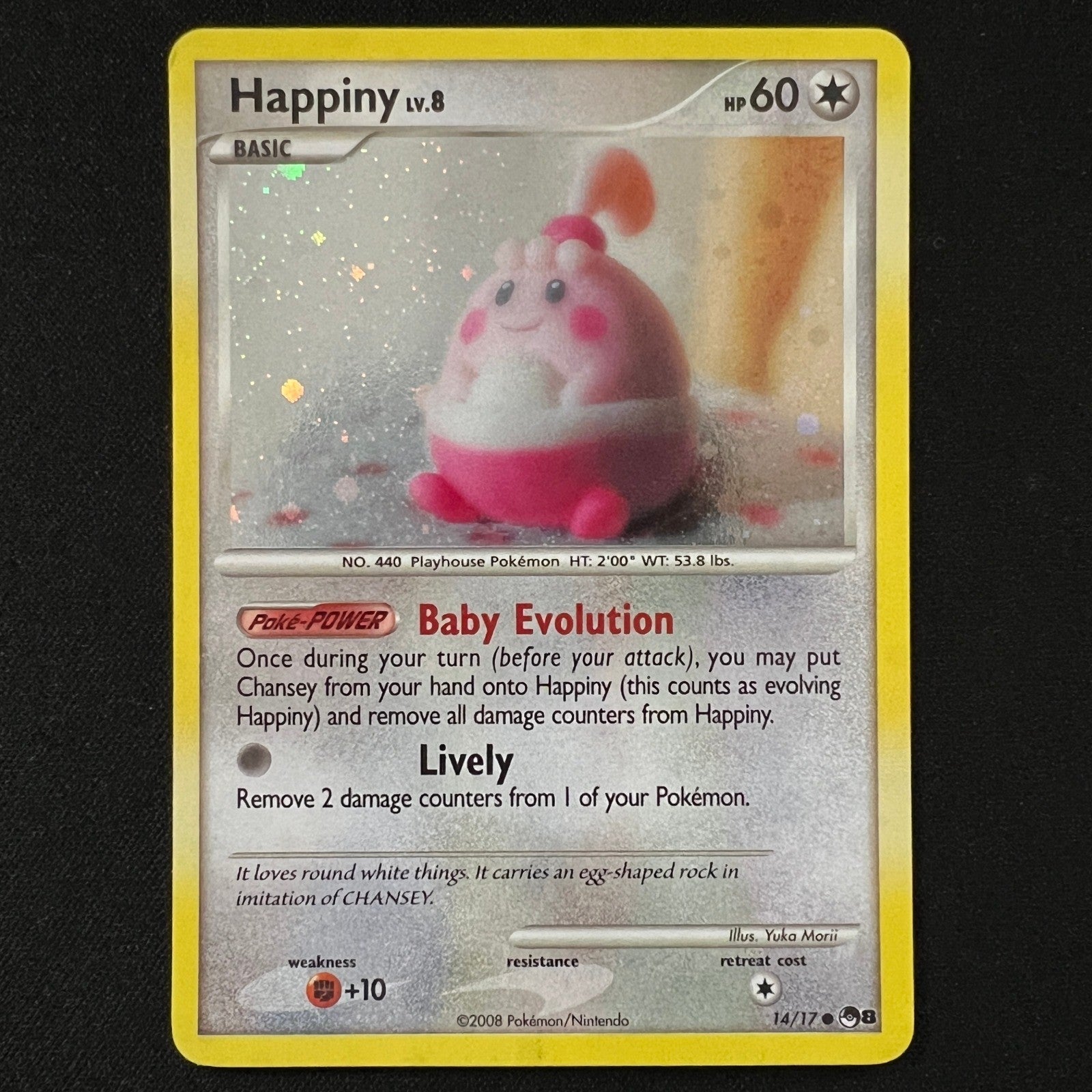 Happiny Holo Common 014/017 POP Series 8 LP