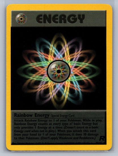 Rainbow Energy (80) Unlimited Rare 80/82 Team Rocket NM