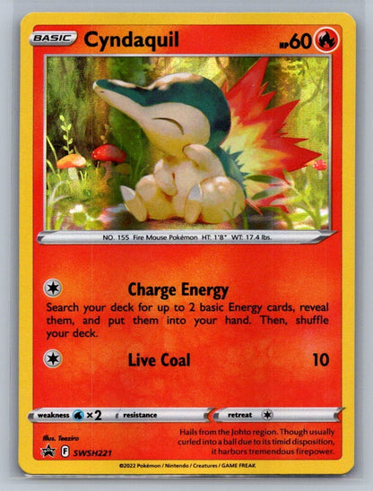 Cyndaquil - Holo Promo SWSH221 SWSH: Sword & Shield Promo Cards LP