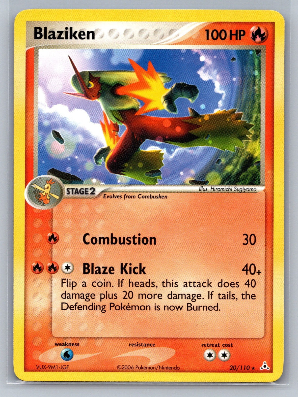 Blaziken Rare 20/110 Holon Phantoms NM