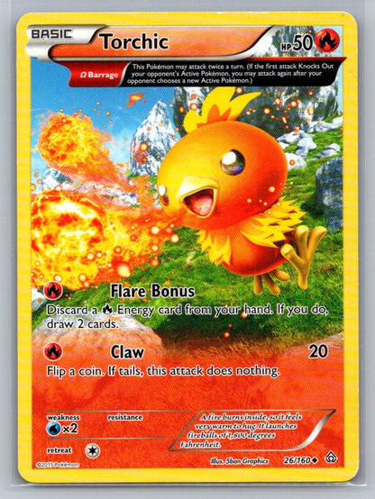 Torchic (Omega) Uncommon 26/160 XY - Primal Clash LP