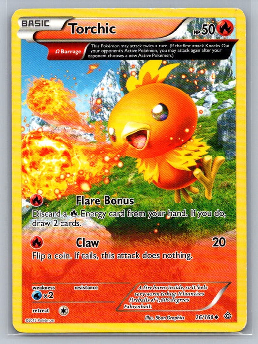 Torchic (Omega) Uncommon 26/160 XY - Primal Clash LP