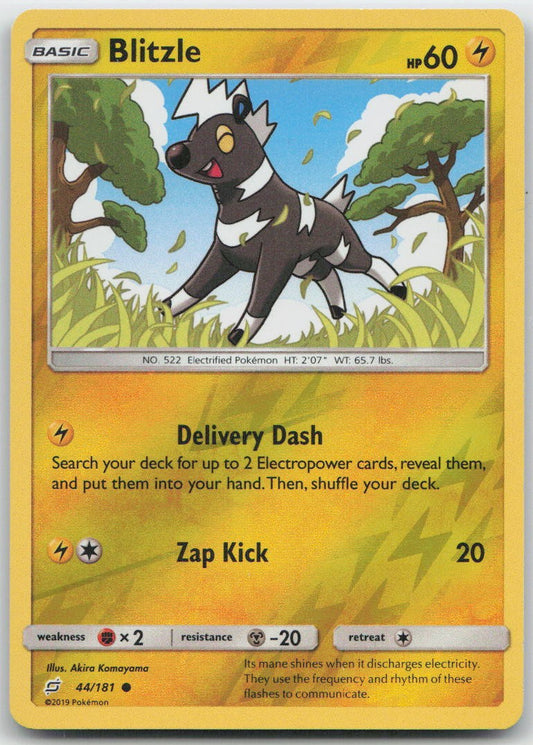 Blitzle Reverse Holo Common 44/181 SM - Team Up NM