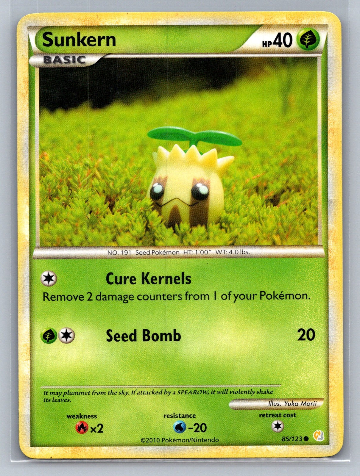 Sunkern Common 85/123 HeartGold SoulSilver NM