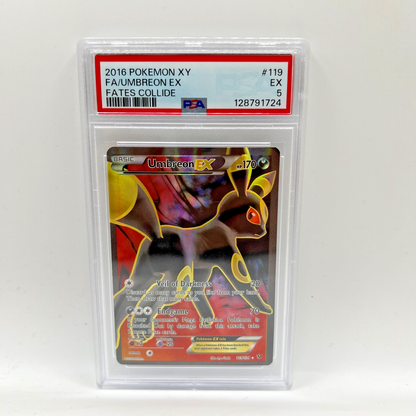 Pokemon TCG MK Umbreon EX Full Art XY Fates Collide 119 PSA 5