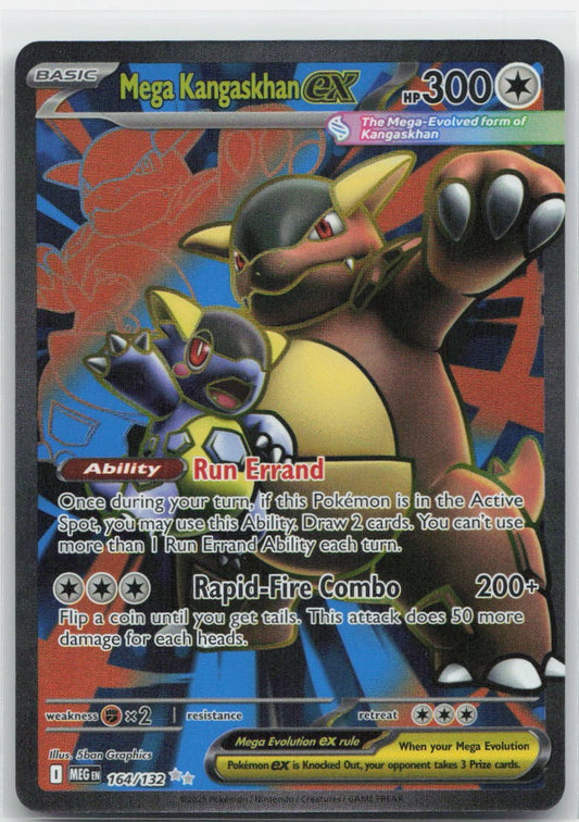Mega Kangaskhan ex - Holo Ultra Rare 164/132 ME01: Mega Evolution NM