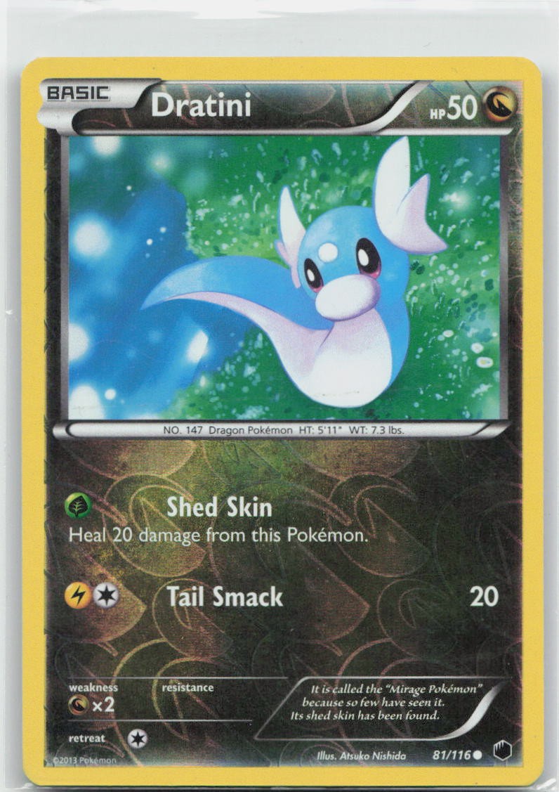 Dratini Reverse Holo Common 81/116 Plasma Freeze LP