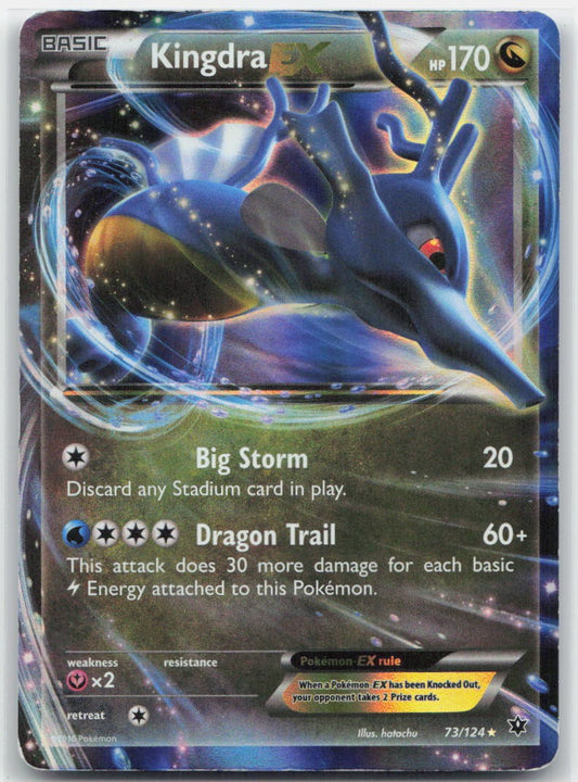 Kingdra EX Holo Ultra Rare 73/124 XY - Fates Collide NM