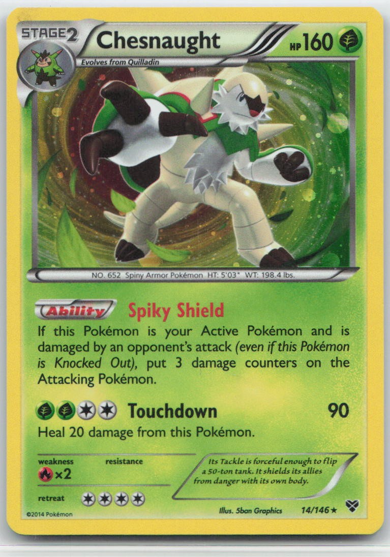 Chesnaught - (Cosmos Holo) Holo Promo 014/146 Blister Exclusives NM