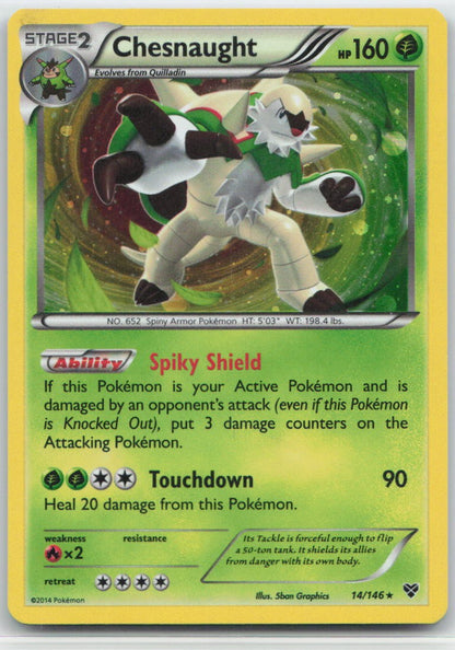 Chesnaught - (Cosmos Holo) Holo Promo 014/146 Blister Exclusives NM
