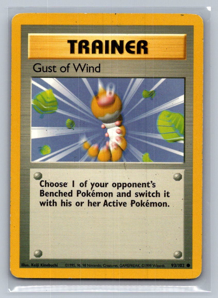 Gust of Wind Common 093/102 Base Set LP