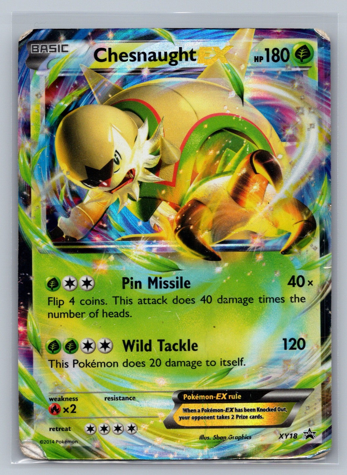 Chesnaught EX Holo Promo XY18 XY Promos MP