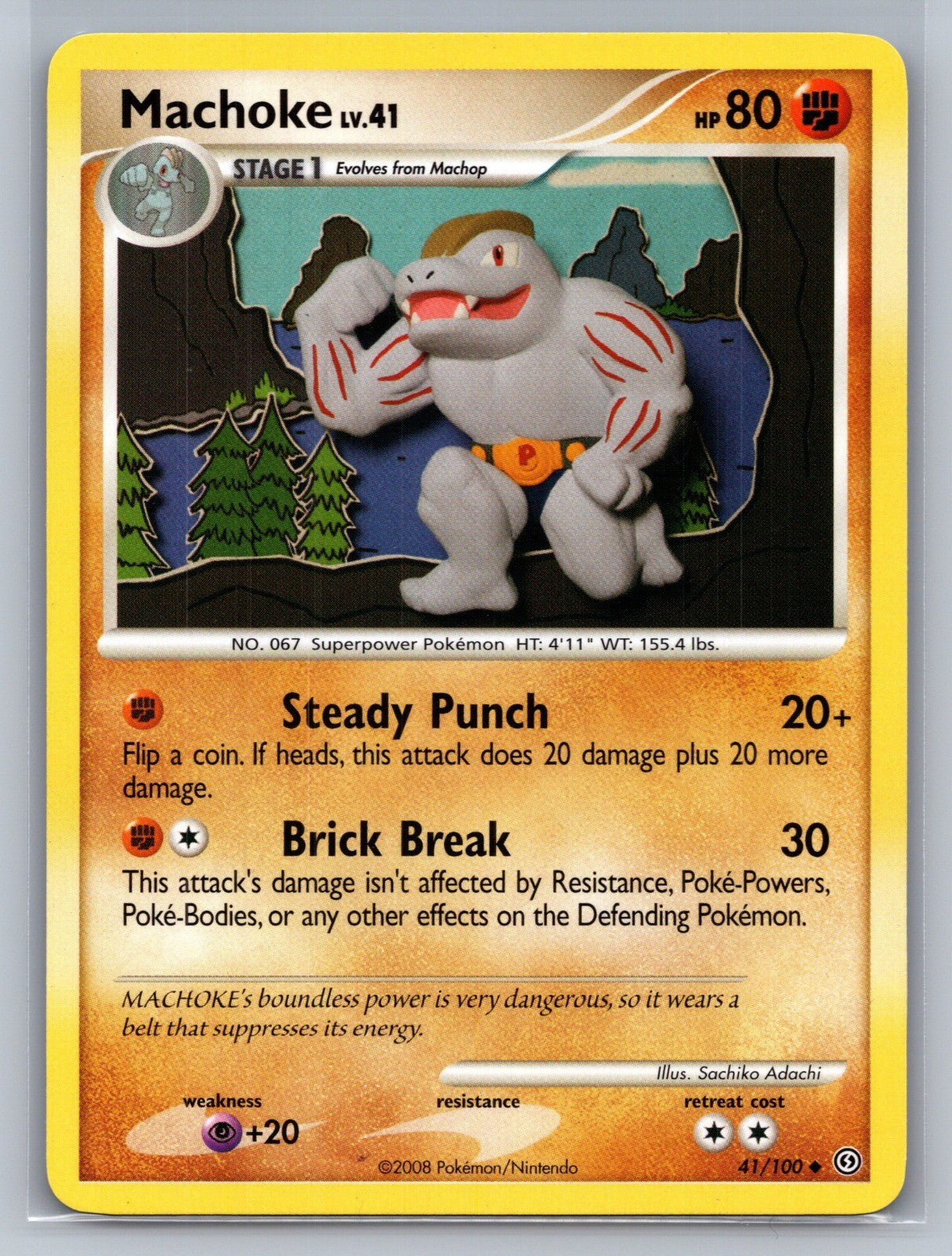 Machoke Uncommon 41/100 Stormfront LP
