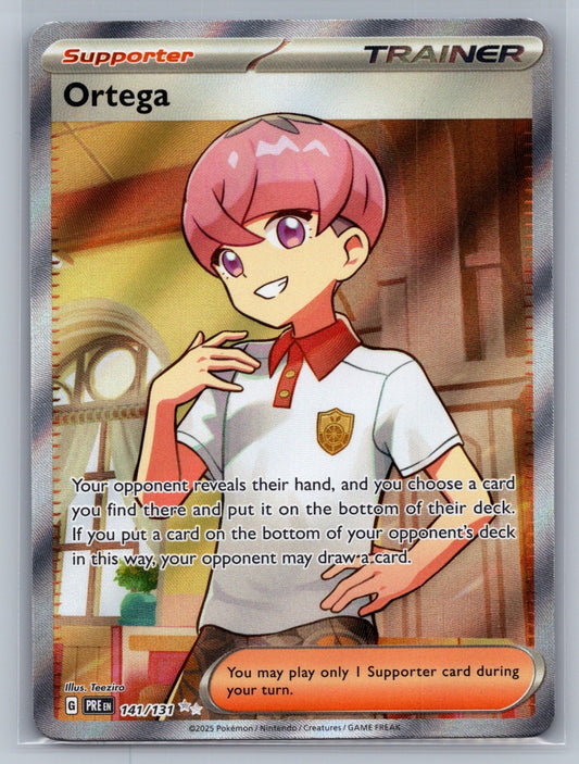 Ortega Holo Ultra Rare 141/131 SV: Prismatic Evolutions NM