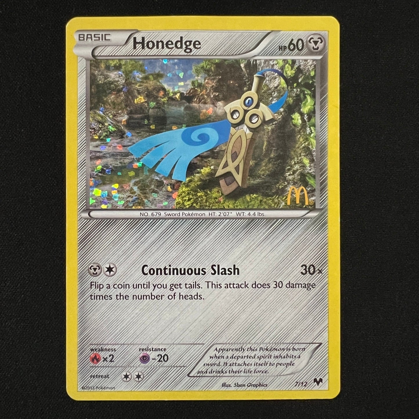 Honedge - 7/12 Holo Promo 007/012 McDonald's Promos 2014 MP