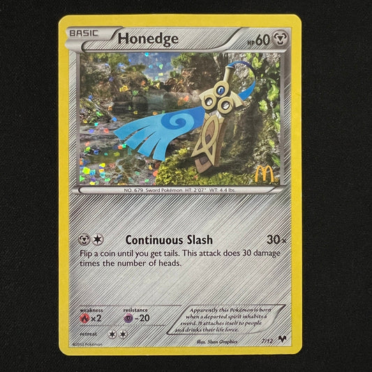 Honedge - 7/12 Holo Promo 007/012 McDonald's Promos 2014 MP