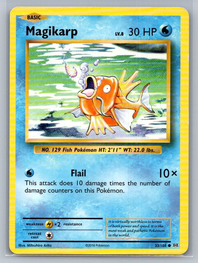 Magikarp Common 33/108 XY - Evolutions LP