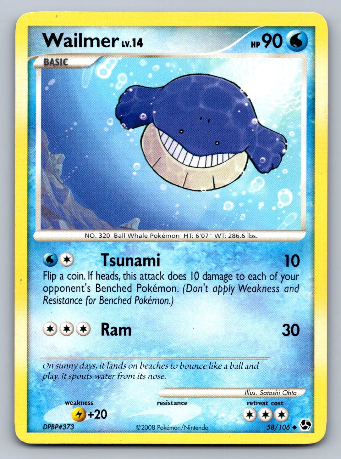 Wailmer Uncommon 58/106 Great Encounters NM