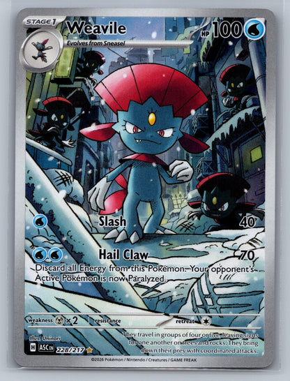 Weavile Holo Illustration Rare 228/217 ME: Ascended Heroes NM