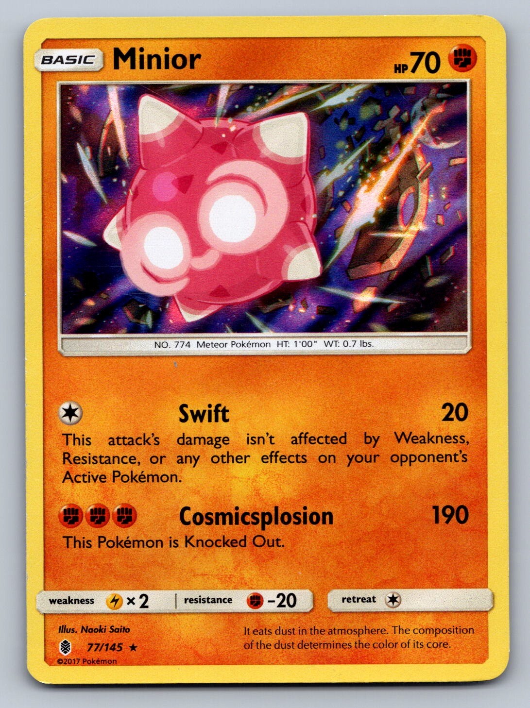 Minior 77/145 Fighting SM - Guardians Rising LP