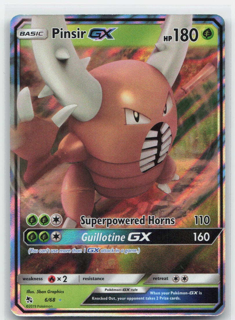 Pinsir GX Holo Ultra Rare 6/68 Hidden Fates NM
