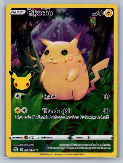 Pikachu Holo Rare 005/025 Celebrations NM