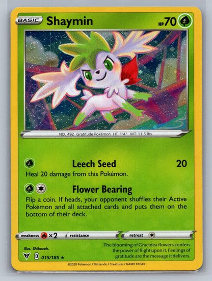 Shaymin - (Cosmos Holo) Holo Rare 015/185 Miscellaneous Cards & Products NM