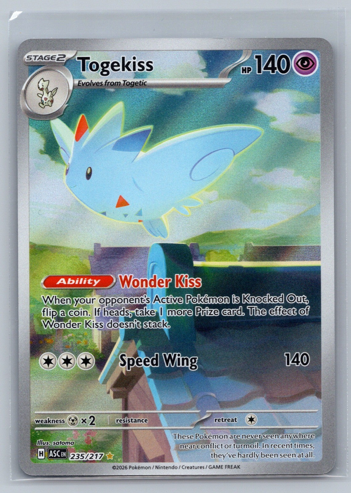 Togekiss Holofoil 235/217 ME: Ascended Heroes NM