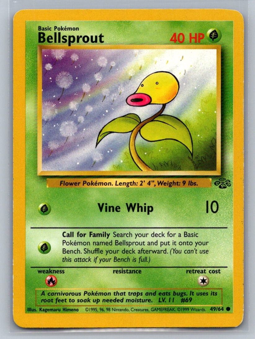 Bellsprout Unlimited Common 49/64 Jungle LP