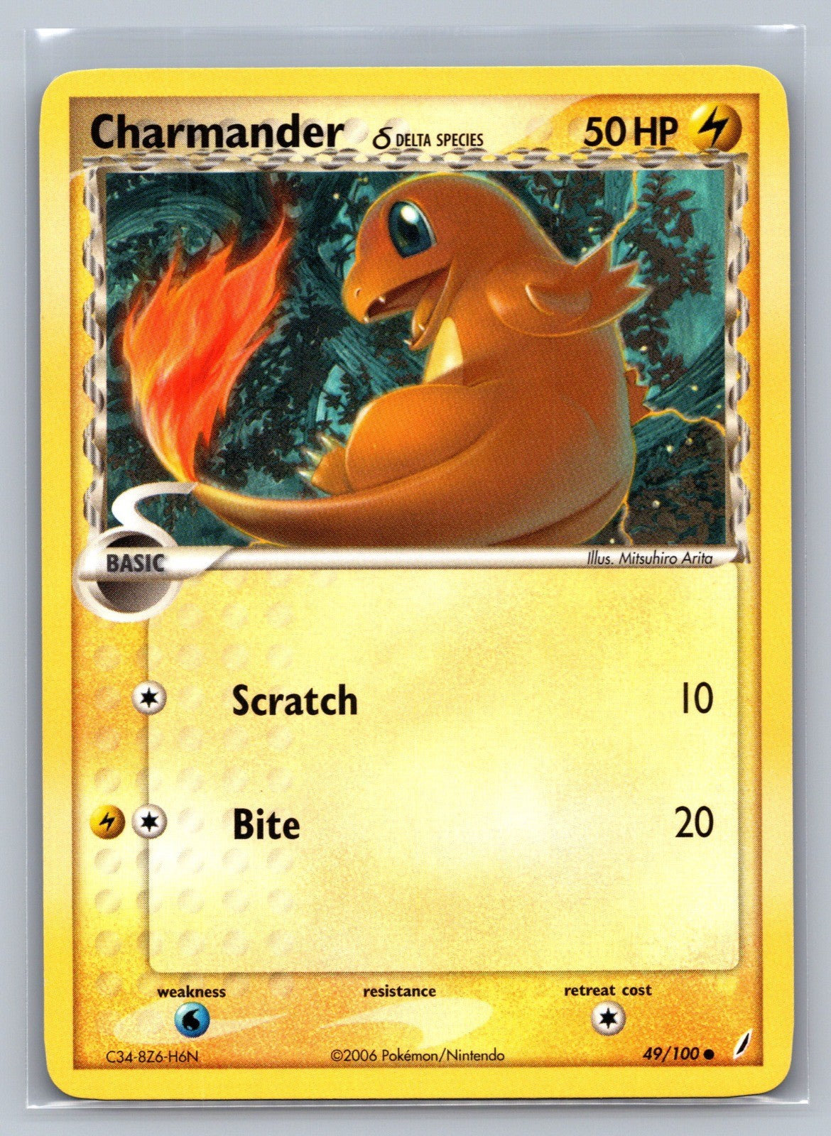 Charmander (Delta Species) Common 49/100 Crystal Guardians NM