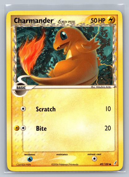 Charmander (Delta Species) Common 49/100 Crystal Guardians NM