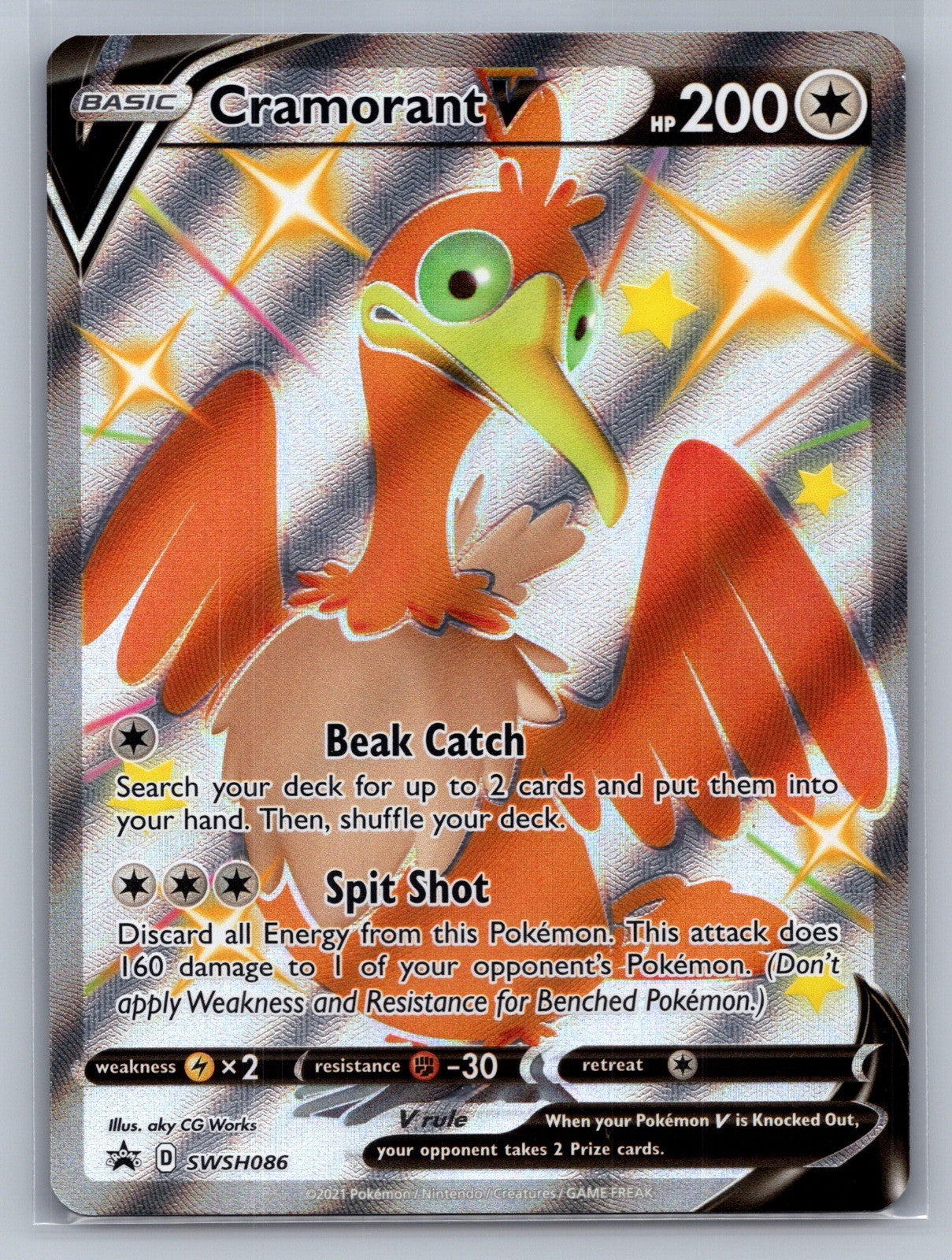 Cramorant V - Holo Promo SWSH086 SWSH: Sword & Shield Promo Cards NM