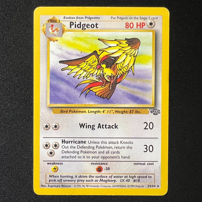Pidgeot - 24/64 - Pokemon Jungle Unlimited Rare Card WOTC LP