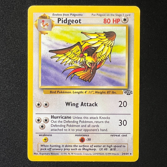 Pidgeot - 24/64 - Pokemon Jungle Unlimited Rare Card WOTC LP