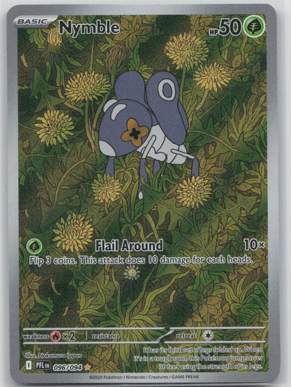 Nymble - Holo Illustration Rare 096/094 ME02: Phantasmal Flames NM