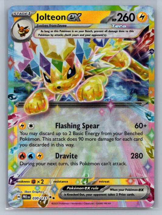 Jolteon ex - Holo Double Rare 030/131 SV: Prismatic Evolutions NM