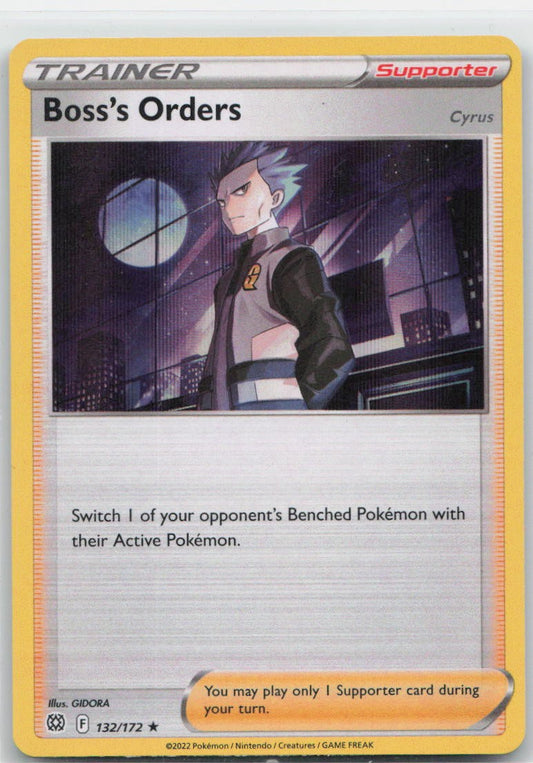 Boss's Orders Holo Holo Rare 132/172 SWSH09: Brilliant Stars NM