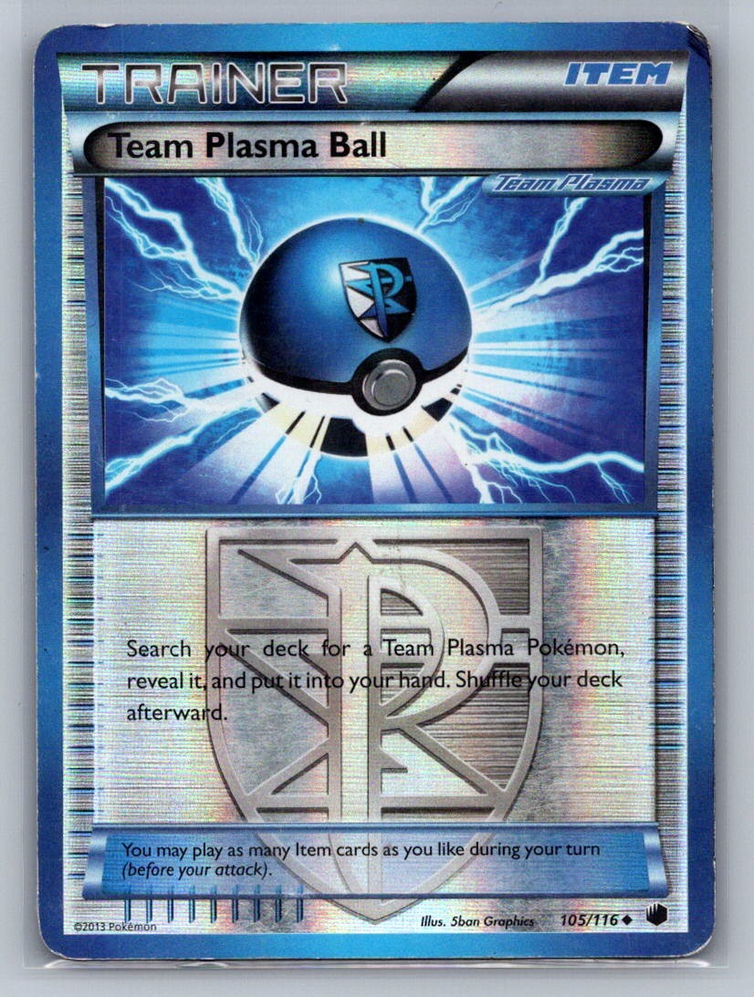 Team Plasma Ball (Team Plasma) Reverse Holo Uncommon 105/116 Plasma Freeze MP