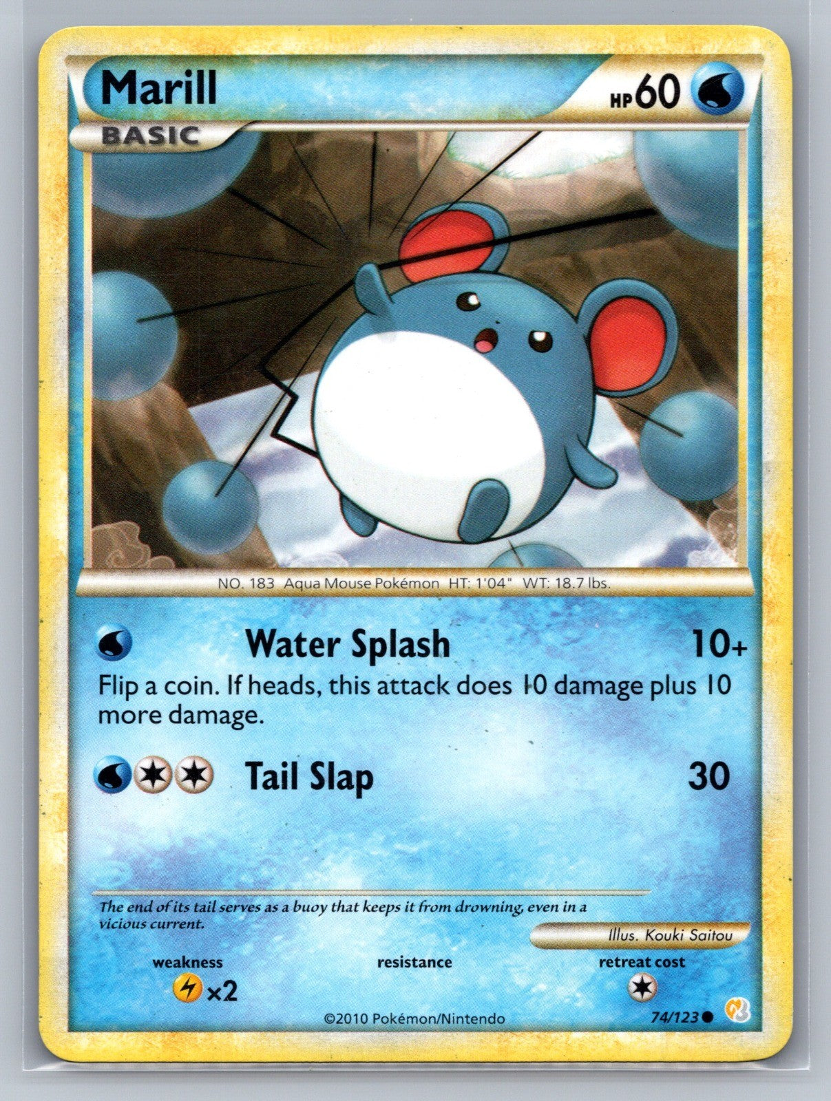 Marill Common 74/123 HeartGold SoulSilver LP