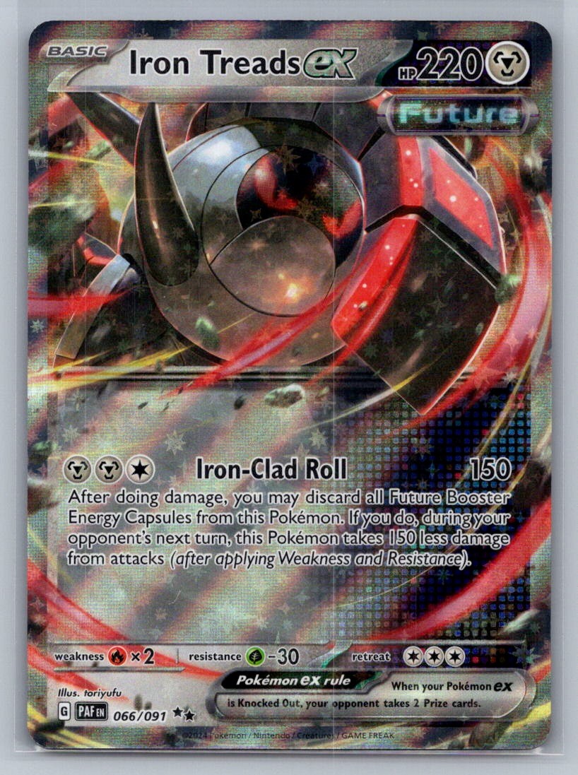 Iron Treads ex Holo Double Rare 066/091 SV: Paldean Fates NM