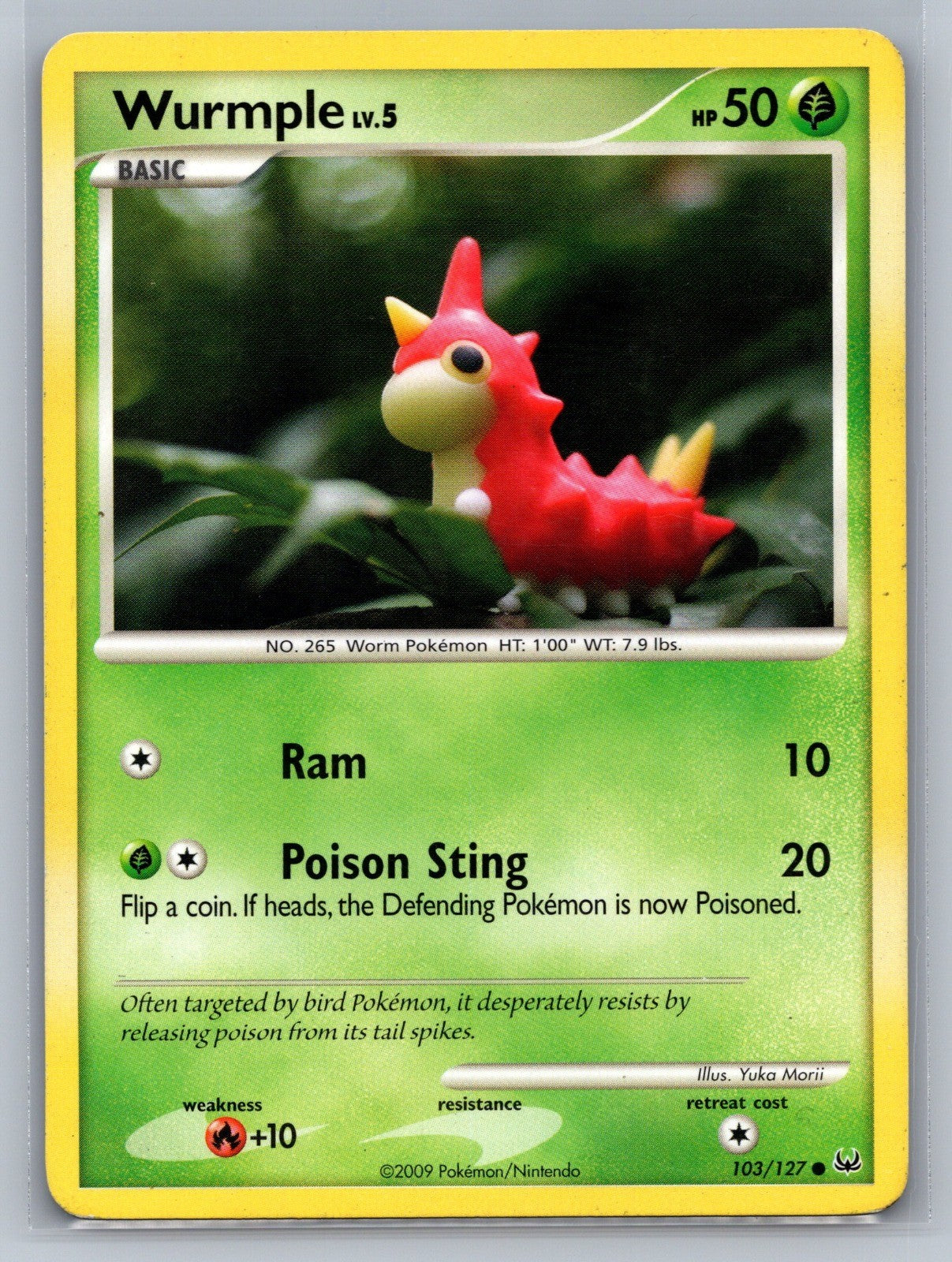 Wurmple Common 103/127 Platinum LP