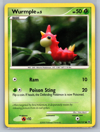 Wurmple Common 103/127 Platinum LP