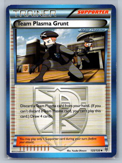 Team Plasma Grunt (Team Plasma) Uncommon 125/135 Plasma Storm LP