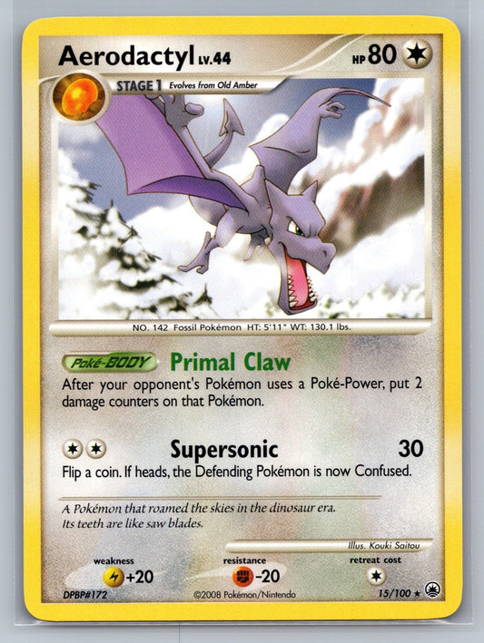 Aerodactyl Rare 15/100 Majestic Dawn NM